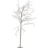 Arbre de Noël enneigé blanc effet neige H 130 cm