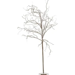 Arbre de Noël enneigé blanc effet neige H 150 cm
