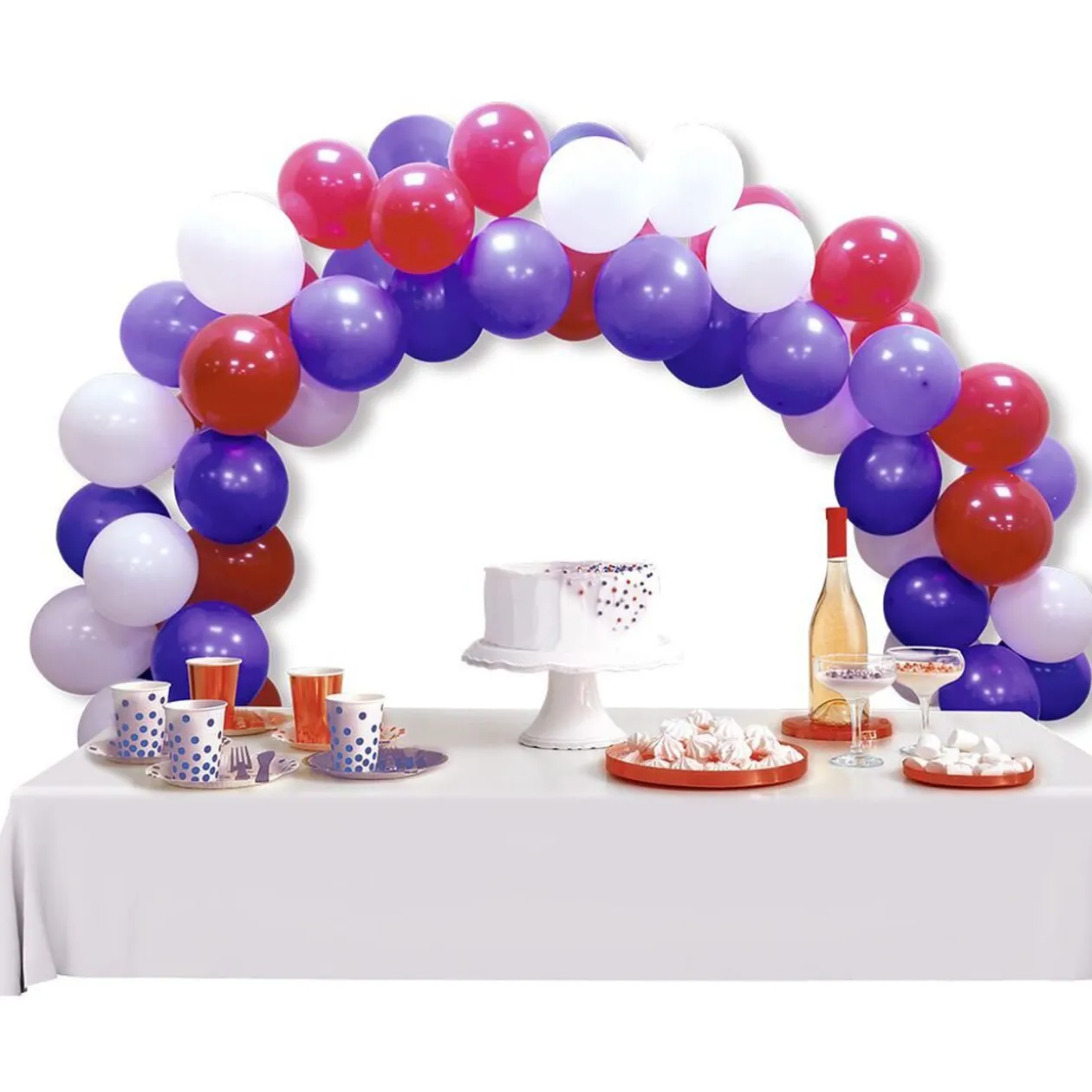 Arche à ballons France bleu blanc rouge 5m