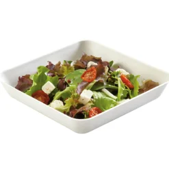 Assiette avec couvercle jetable x4