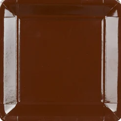 Assiette carton chocolat x8