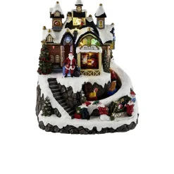 Atelier du Père Noël animé lumineux et musical