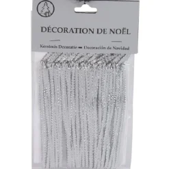 Attache ruban argentée x30