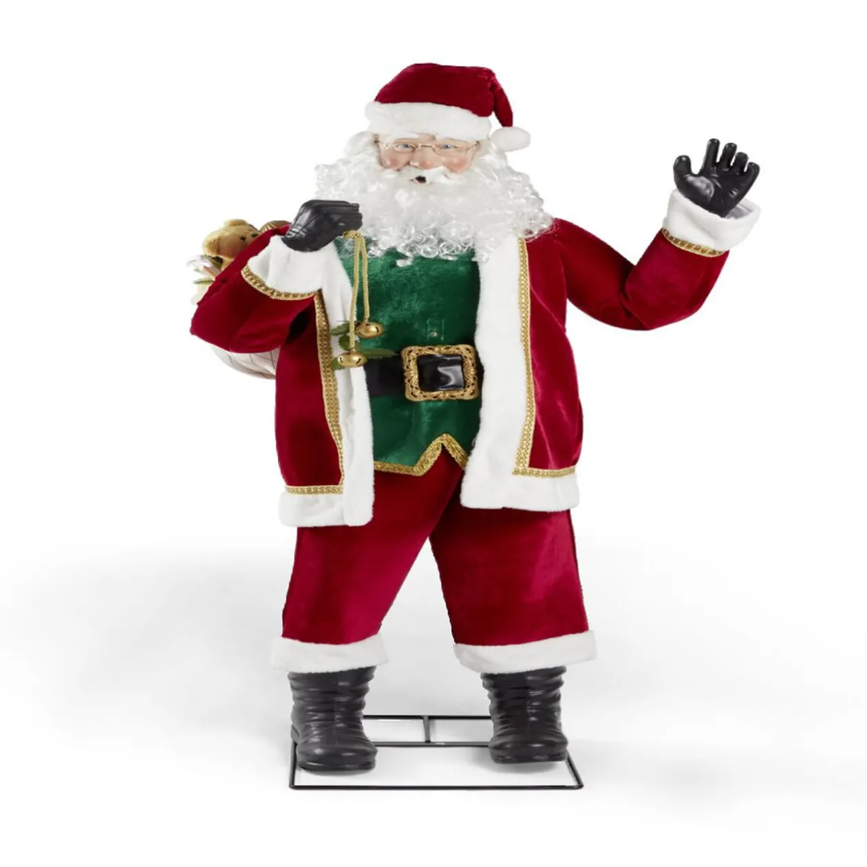 Automate Père-Noël sonore et animé H190cm