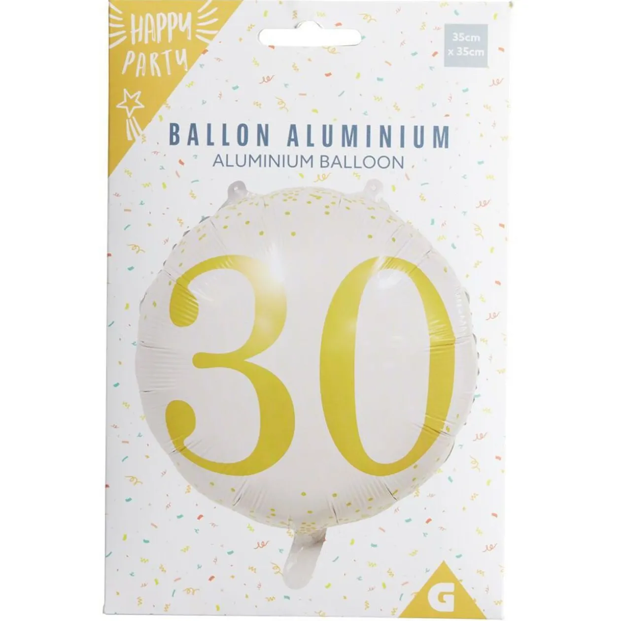 Ballon alu 30 ans Ø46cm