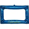 Ballon alu forme cadre photo avec accessoires photobooth 10 personnes