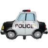 Ballon alu police voiture L74cm