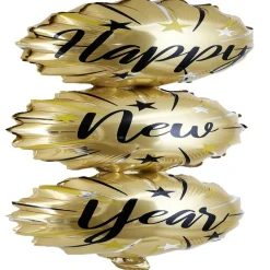 Ballon aluminium happy new year 90cm