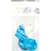 Ballon baptême bleu et blanc x6
