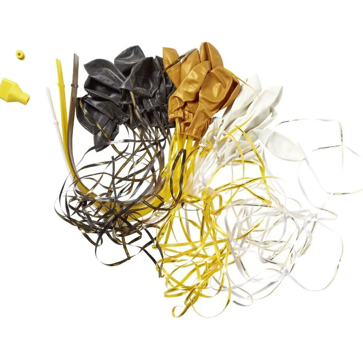 Ballon Bunch x24 noir/doré/blanc