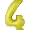 Ballon chiffre 4 en aluminium