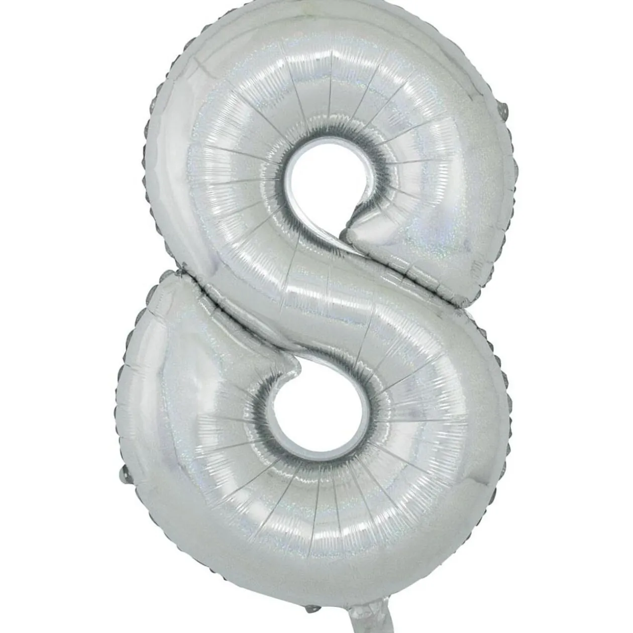 Ballon chiffre 8 en aluminium