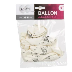 Ballon de baudruche ambiance cinéma x8