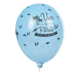 Ballon de baudruche ambiance retraite x8