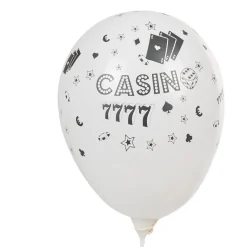Ballon de baudruche ambiance casino x8
