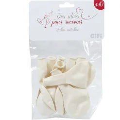 Ballon de baudruche blanc x10