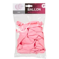Ballon de baudruche rose x20