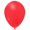 Ballon de baudruche uni rouge x10