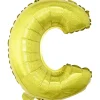 Ballon forme lettre C, aluminium