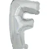 Ballon forme lettre F, aluminium