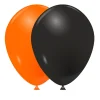 Ballon Halloween noir et orange x30