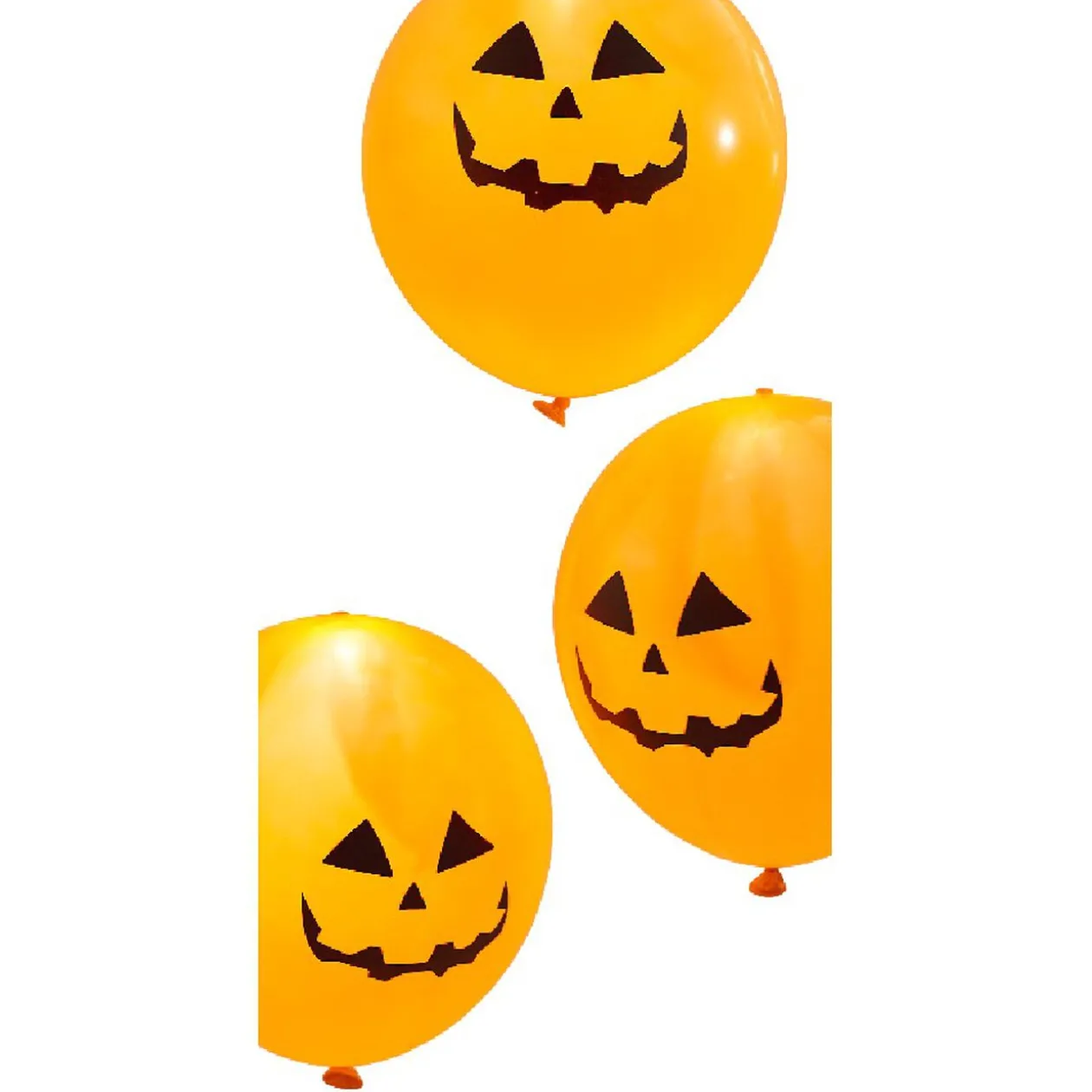 Ballon LED citrouille Halloween x5