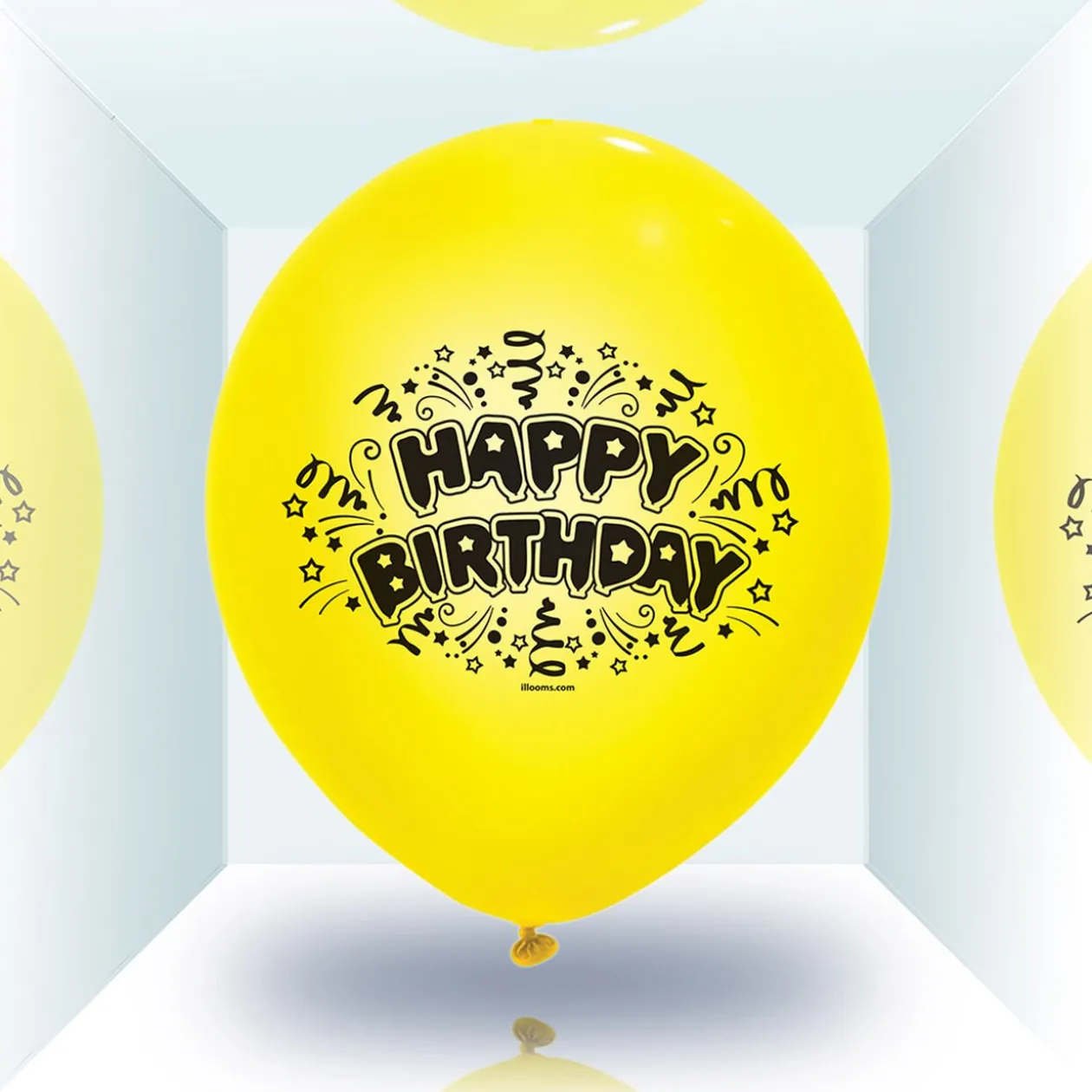 Ballon led coloré Happy Birthday x 5