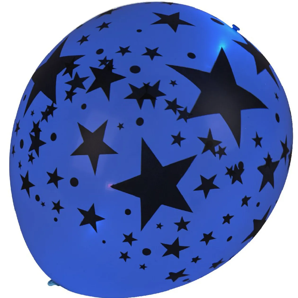 Ballon lumineux LED design étoiles x4