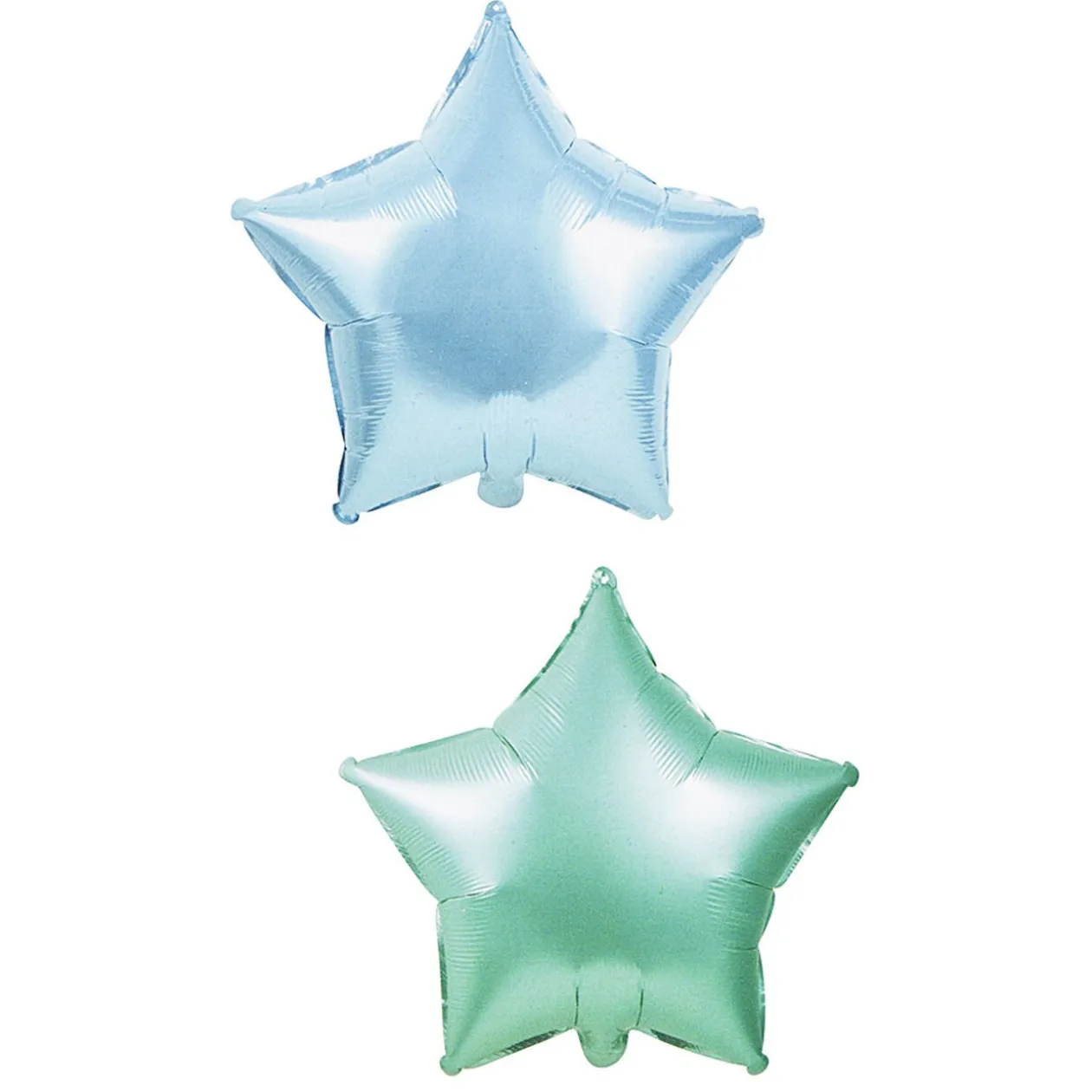 Ballon étoile en aluminium x 2