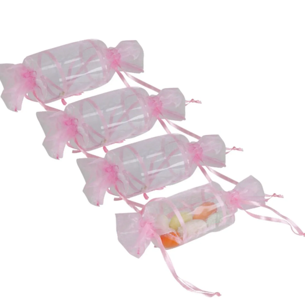 Ballotin à dragées rose x4