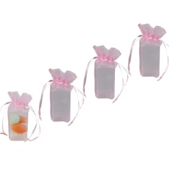 Ballotin à dragées rose x4