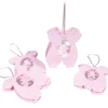 Ballotin grenouillère à dragées rose x4