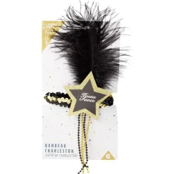 Bandeau Charleston doré ou argenté