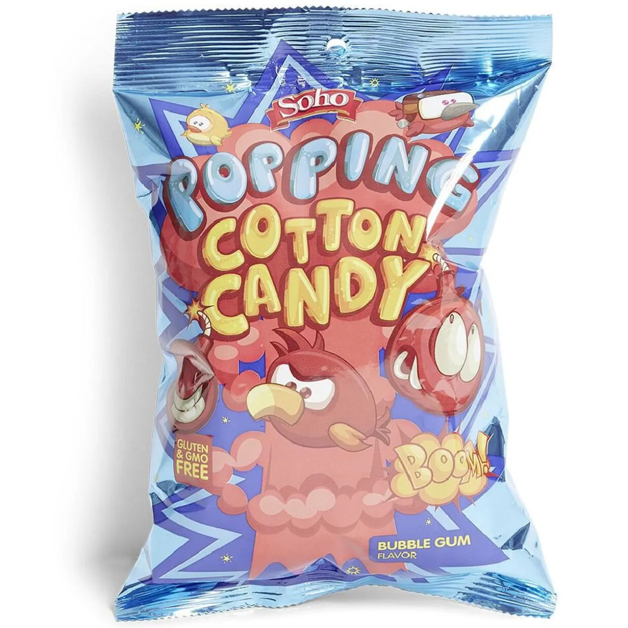 Barbe à papa pétillante Soho saveur bubble gum 75g