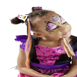 Barrette à cheveux avec mèches Halloween