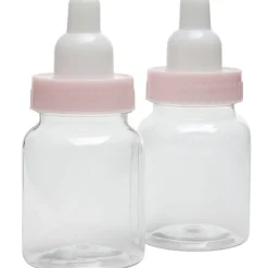 Biberon à dragées rose x4