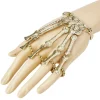 Bijou main squelette Spirit Halloween doré