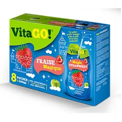 Boisson fraise Vitago 20cl x8