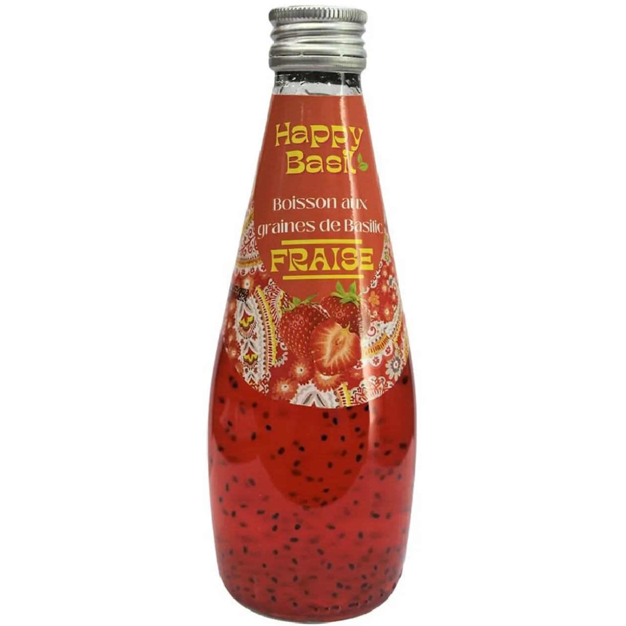 Boisson Happy Basil fraise 29cl