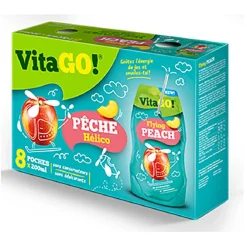 Boisson pêche Vitago 20cl x8