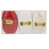 Bolduc rouge et blanc 10 m x3