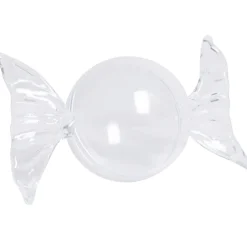 Bonbon à dragées transparent x3