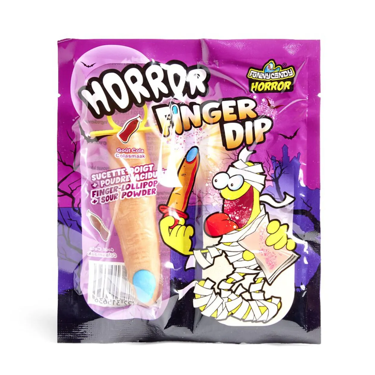 Bonbon Halloween sucette forme doigt