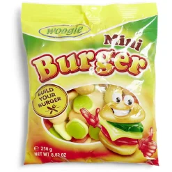 Bonbons mini burger - Sachet de 250gr