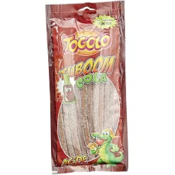 Bonbons tube fourré cola acide