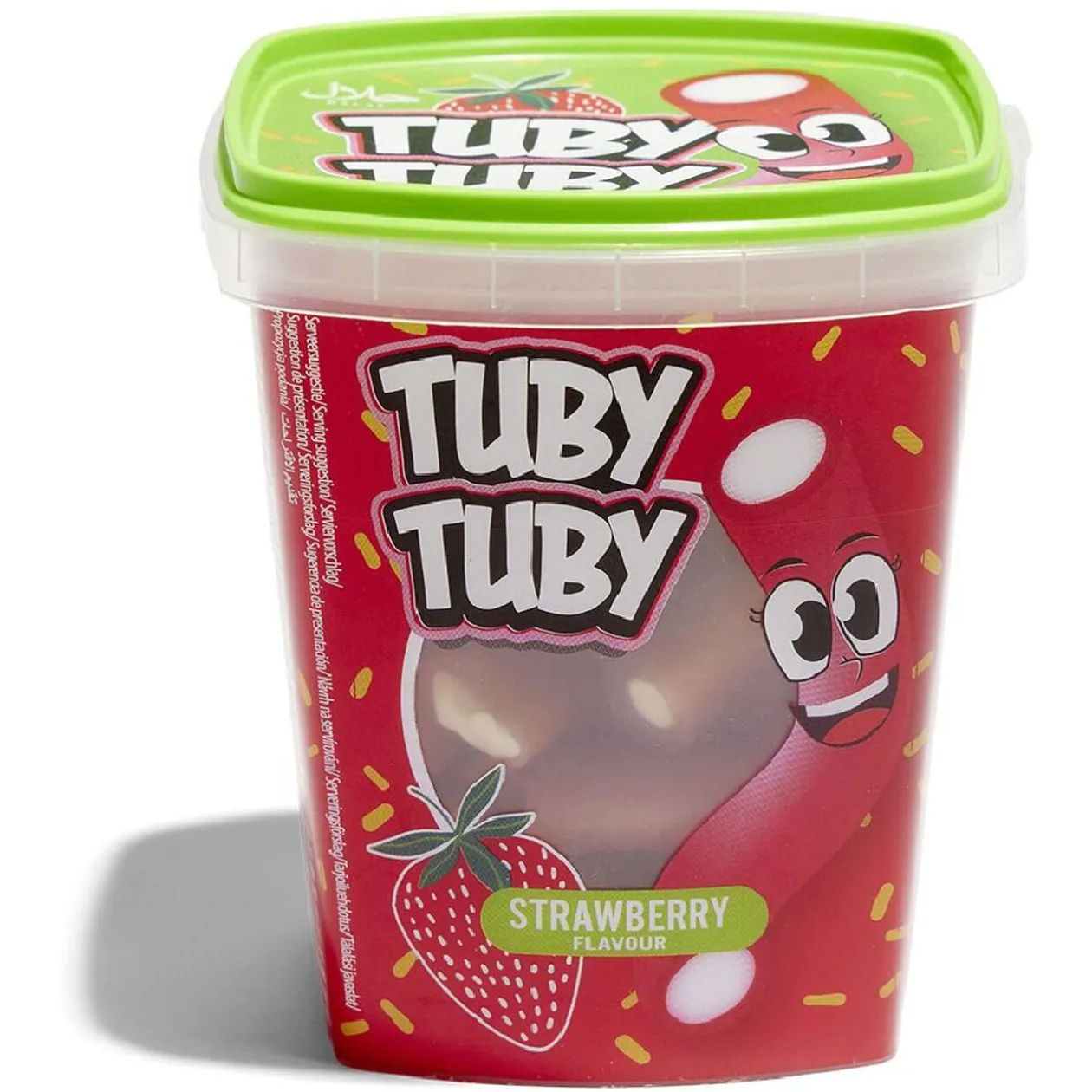 Bonbons tubes Tuby Tuby fraise ou framboise 220g