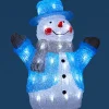 Bonhomme de neige 3D lumineux fixe