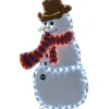 Bonhomme de neige lumineux multicolore