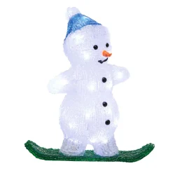 Bonhomme de neige lumineux 30 LED