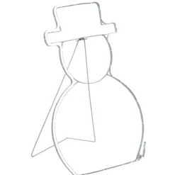 Bonhomme de neige néon lumineux blanc Noël